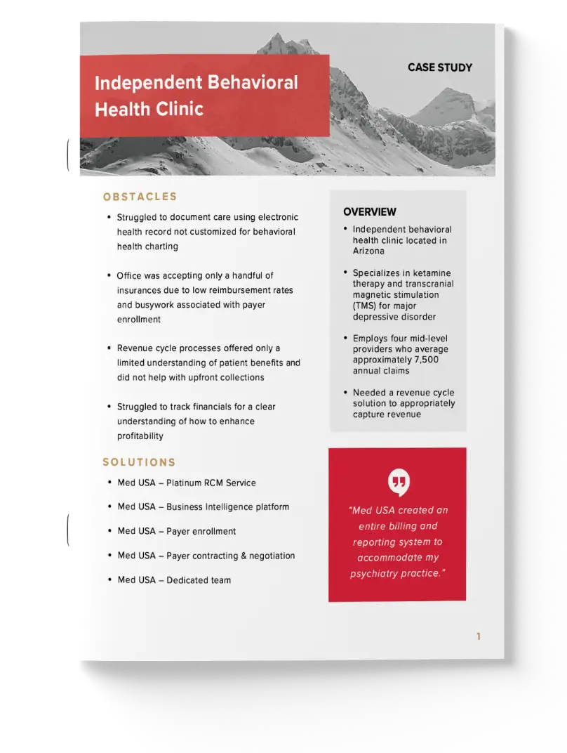 Behavioral Health Case Study