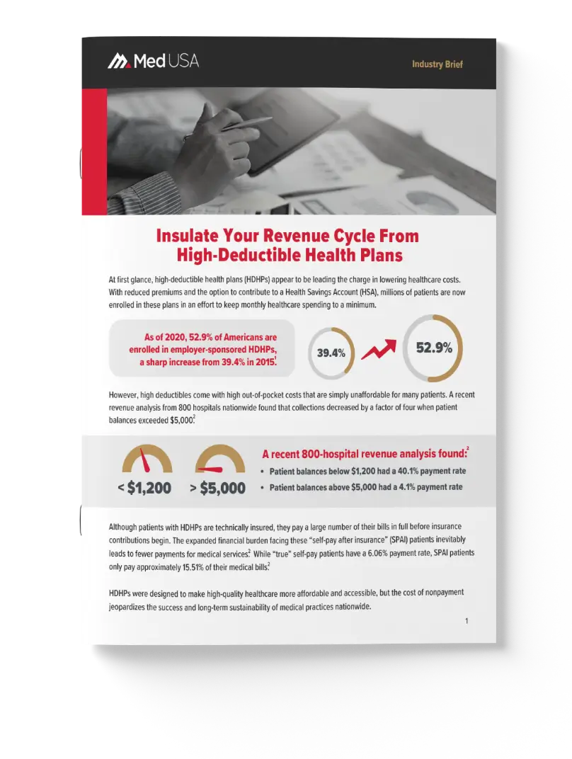 High Deductible Health Plans White Paper Mockup