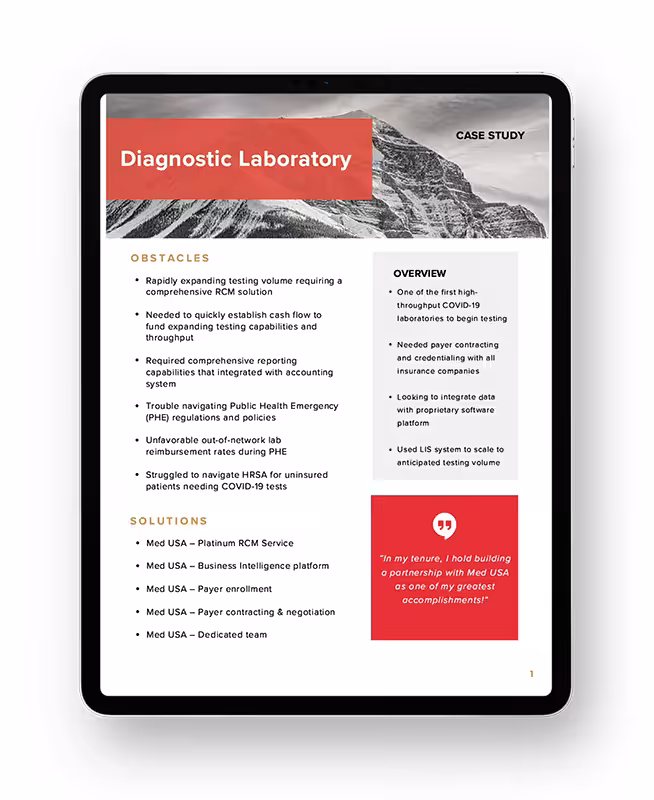 Laboratory case study