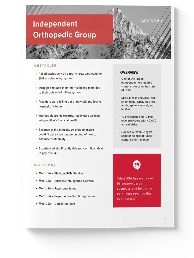 Orthopedic Case Study