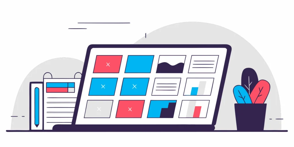 Laptop screen with charts analyzing AR denials in medical billing.