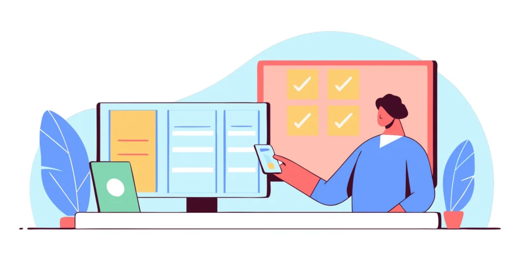 Healthcare professional verifying patient insurance on a computer to prevent denials.