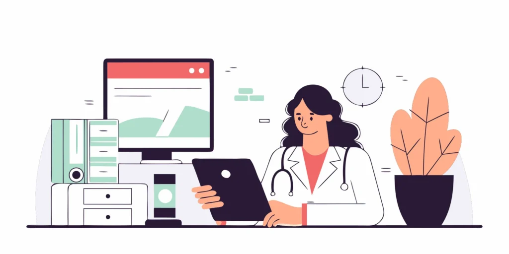 A specialist handling medical billing and coding services for a healthcare practice.