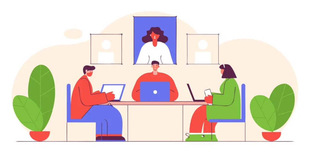 Healthcare team coordinating provider credentialing